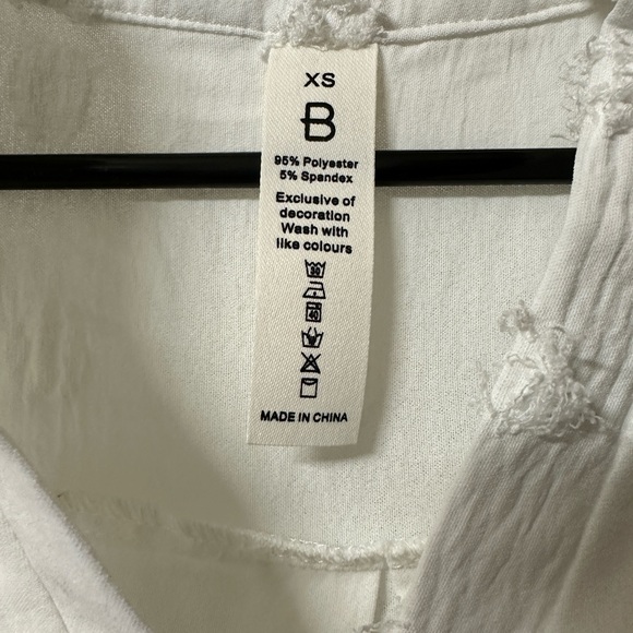 White Ruffle Blouse - Picture 3 of 7